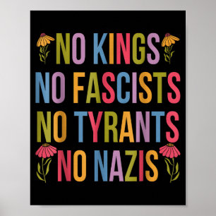 Keine Könige Patriotische Männer Frauen Freiheit Poster