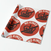 Keine Könige Protest Symbol Geschenkpapier (Ungerollt)