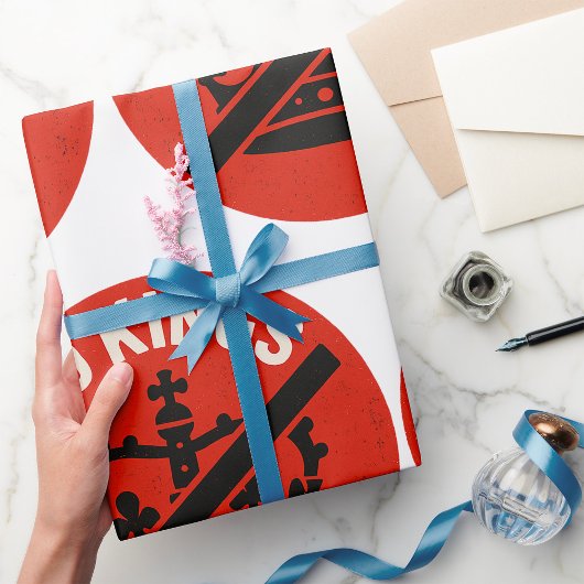 Keine Könige Protest Symbol Geschenkpapier