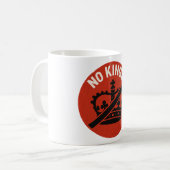 Keine Könige Protest Symbol Kaffeetasse (Vorderseite Links)