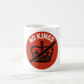 Keine Könige Protest Symbol Kaffeetasse (Mittel)