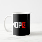 Keine Könige Protest Zeichen horizontal Kaffeetasse (Links)