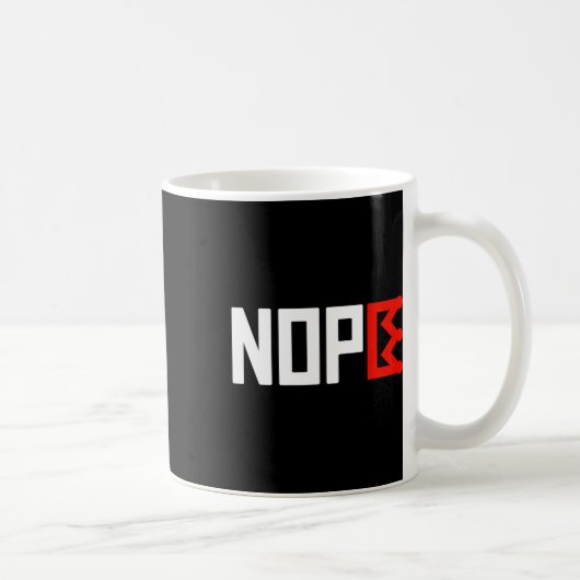 Keine Könige Protest Zeichen horizontal Kaffeetasse (Rechts)