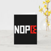 Keine Könige Protest Zeichen horizontal Karte (Gelbe Blume)