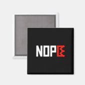 Keine Könige Protest Zeichen horizontal Magnet (Vorderseite/Rückseite)