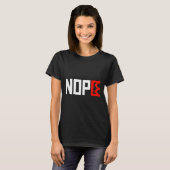 Keine Könige Protest Zeichen horizontal T-Shirt (Vorne ganz)