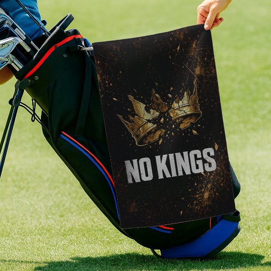 Keine Könige protestieren Golfhandtuch