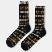 Keine Könige protestieren Socken (Linkes Detail)