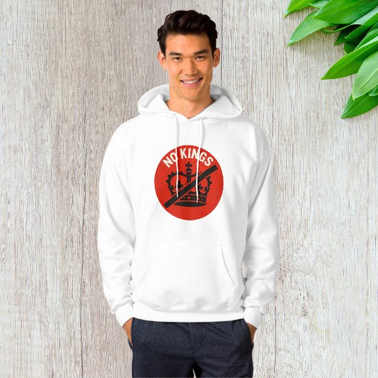 Keine Könige Protestsymbol Hoodie