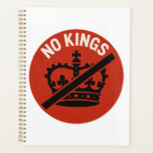 Keine Könige Protestsymbol Planer (Vorderseite)