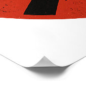 Keine Könige Protestsymbol Poster (Ecke)