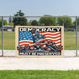 Keine Könige Rettete Demokratie Banner