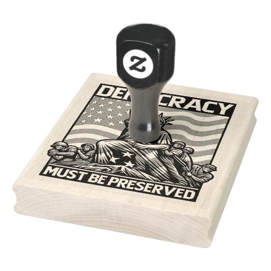 Keine Könige Rettete Demokratie Gummistempel (Stempel)