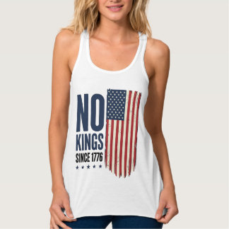 Keine Könige seit 1776 Patrioten-Flag-Shirt-Design Tank Top