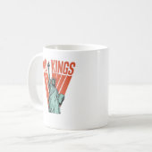 Keine Könige Statue Des Protests Amerikanischer Kl Kaffeetasse (Vorderseite Links)