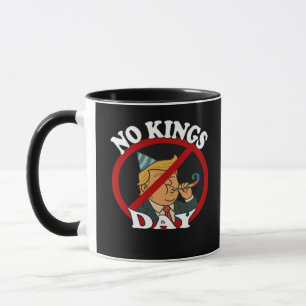 Keine Könige Tag Vintage Klassisches Grafikdesign Tasse