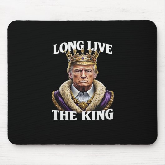 Keine Könige Vintage Long The King Mousepad (Vorne)