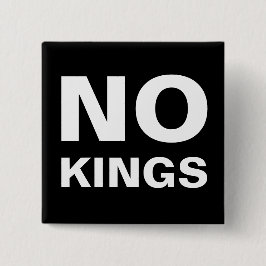 Keine Könige wagen Protest Button