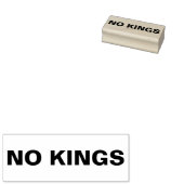 Keine Könige wagen Protest Gummistempel (Stempel)