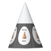 Keine Körpernase Partyhütchen (Vorderseite)