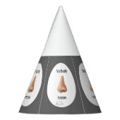 Keine Körpernase Partyhütchen (Links)