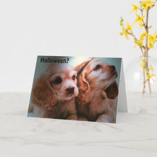 KEINE KOSTEN BENÖTIGT=HALLOWEN KARTE (Gelbe Blume)