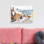 KEINE KREATUR STIRTE WASSERFARBE LEINWANDDRUCK (Insitu (Wohnzimmer))