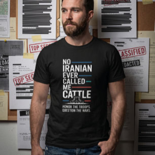Keine Kriegshetze gegen Iran Epstein Files Veteran T-Shirt