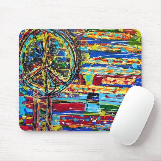 Keine Kriegsmusepad Mousepad (Mit Mouse)