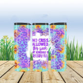 Keine Krise erlaubt... Sassy Sarcastic Zitat Thermosbecher