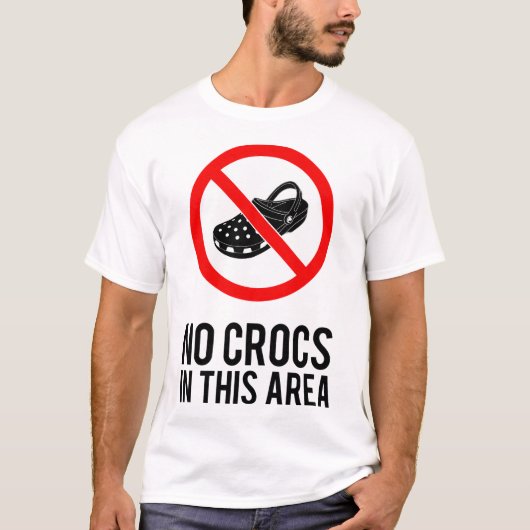 Keine Krocs T-Shirt (Vorderseite)