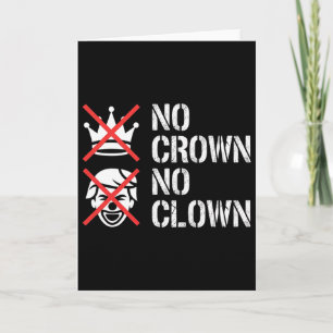 Keine Krone Kein Clown Widerstandsprotest Dump Tru Karte