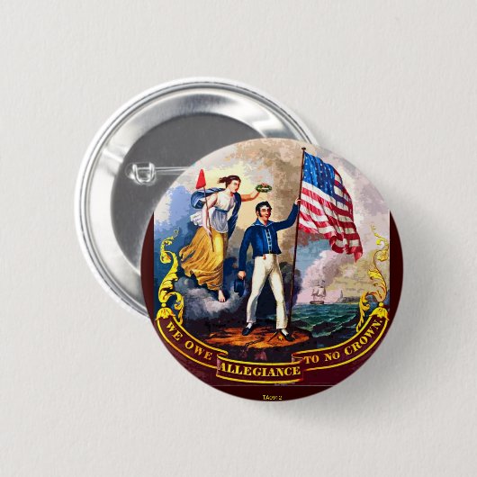 Keine Krone - Knopf Button (Vorne & Hinten)