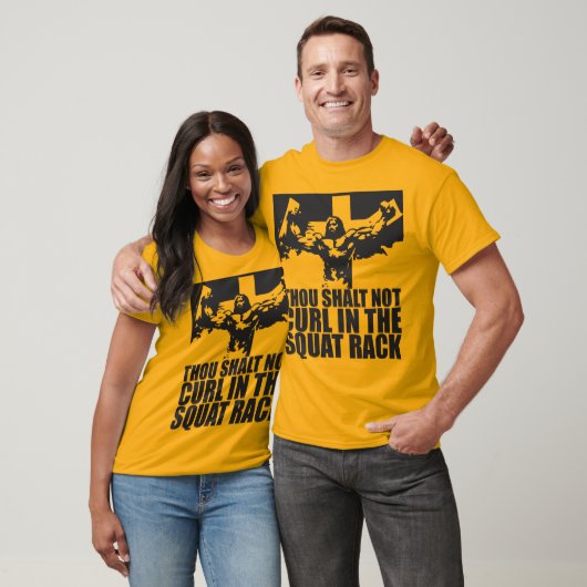 Keine Krümmung im Squat Rack T-Shirt (Unisex)