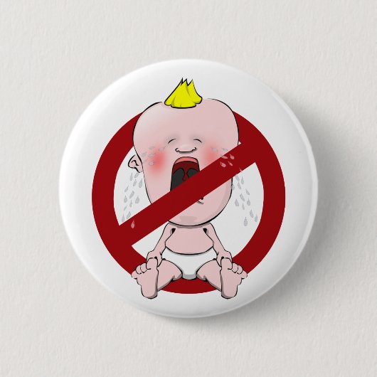 KEINE KRY BABIES BUTTON (Vorderseite)