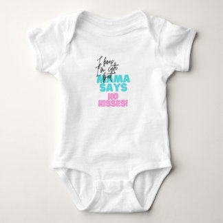 Keine Küsse für das Baby Strampler