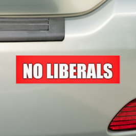 KEINE LIBERALEN AUTOAUFKLEBER