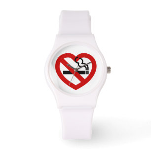 Keine Liebe für das Rauchen Armbanduhr