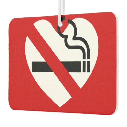 Keine Liebe für das Rauchen Autolufterfrischer (Links)