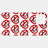 Keine Liebe für das Rauchen Case-Mate iPhone Hülle (Rückseite (Horizontal))