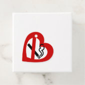 Keine Liebe für das Rauchen Geschenkanhänger (Beispiel)