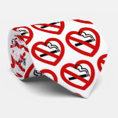 Keine Liebe für das Rauchen Krawatte (Gerollt)