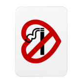 Keine Liebe für das Rauchen Magnet (Vertikal)