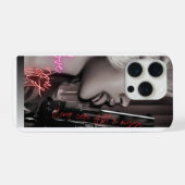Keine Liebe iPhone Hülle (Rückseite (Horizontal))