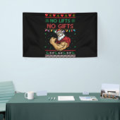 Keine Lifts Nein zu hässlicher Weihnachtsarbeit Banner (Messeveranstaltung)