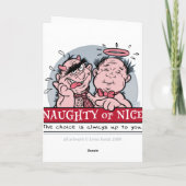 Keine Lippen, aber hoffnungsvoll Feiertagskarte (Rückseite)