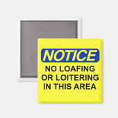 Keine Loading oder Loitering in diesem Bereich Magnet (Vorderseite/Rückseite)