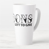 Keine Löffel Verlassen zu geben Milchtasse (Rechte Ecke)