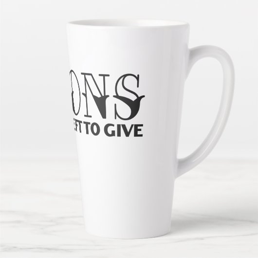 Keine Löffel Verlassen zu geben Milchtasse (Rechts)