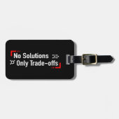 Keine Lösungen nur Zielkonflikte Gepäckanhänger (Vorderseite horizontal)